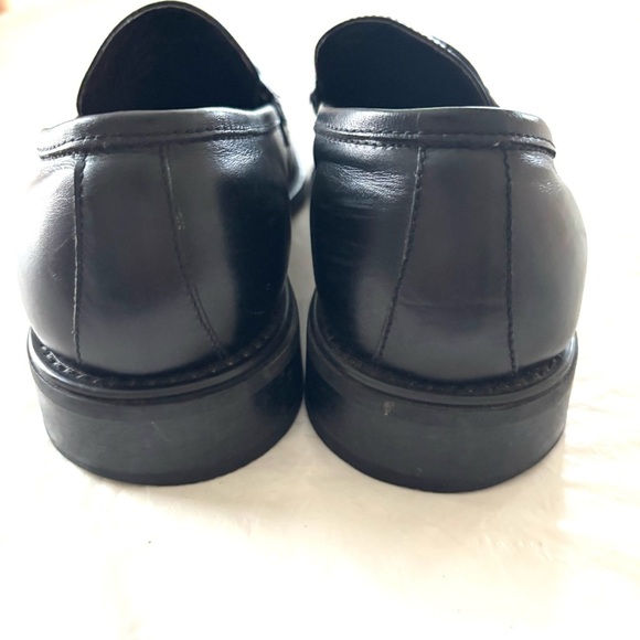 Florsheim Como Black Leather Dress Loafers SZ 11 Worn 1X main image 9